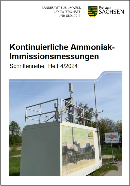Titelbild der Schriftenreihe Ammoniak Heft 4/24