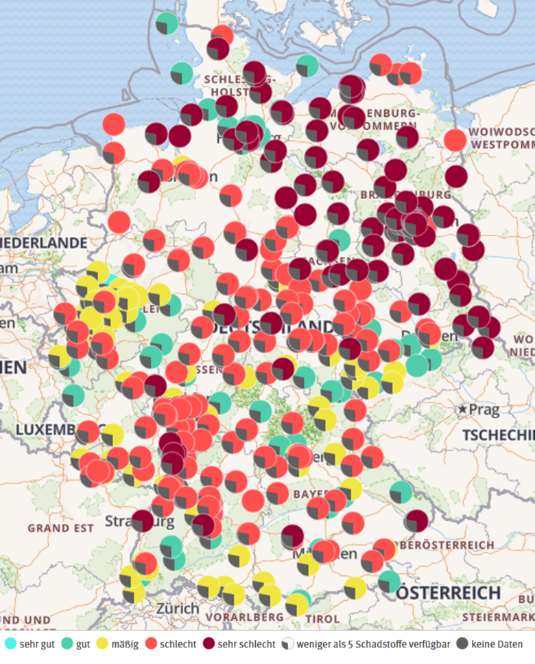 Luftqualitätsindex des Umweltbundesamtes